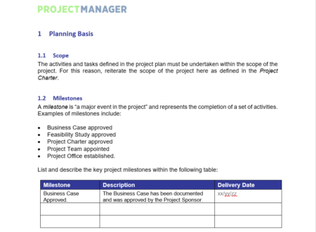 Project Plan Template for Word (Free Download) - ProjectManager.com