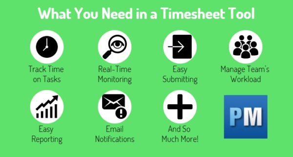 essential timesheet software features