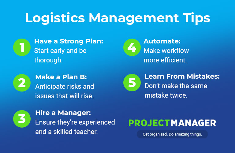 logistics management tips