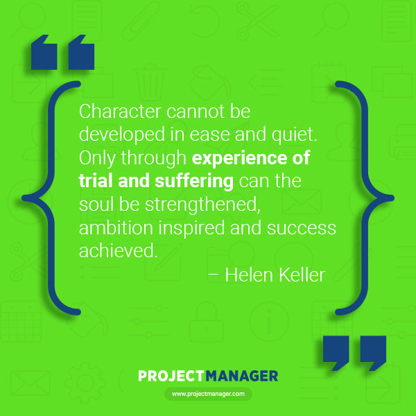 Helen Keller business quote