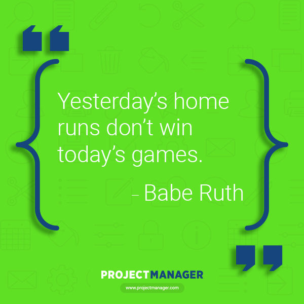 babe ruth business quote