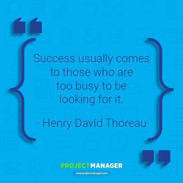 Henry David Thoreau business quote