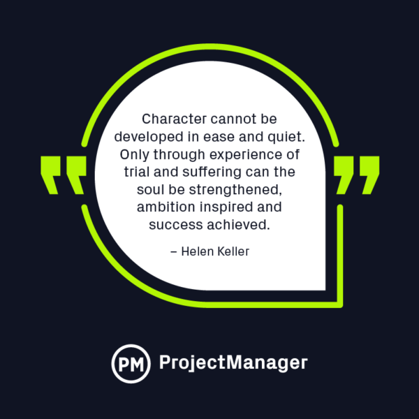 Helen Keller business quote