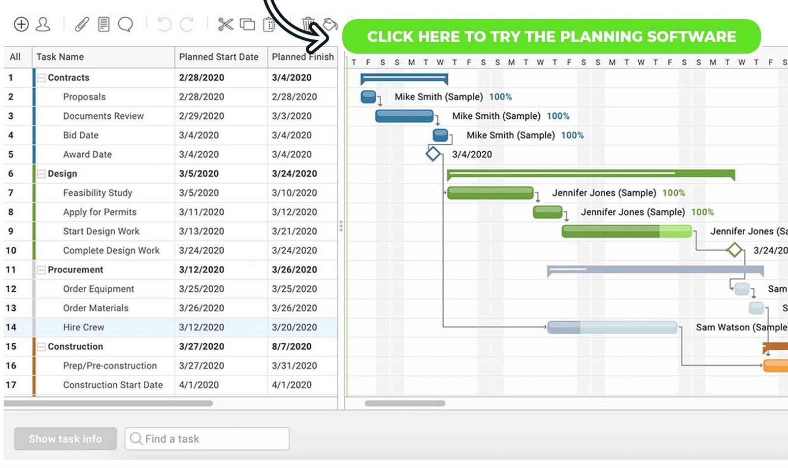 Describe Project Planning Tools Lasopass