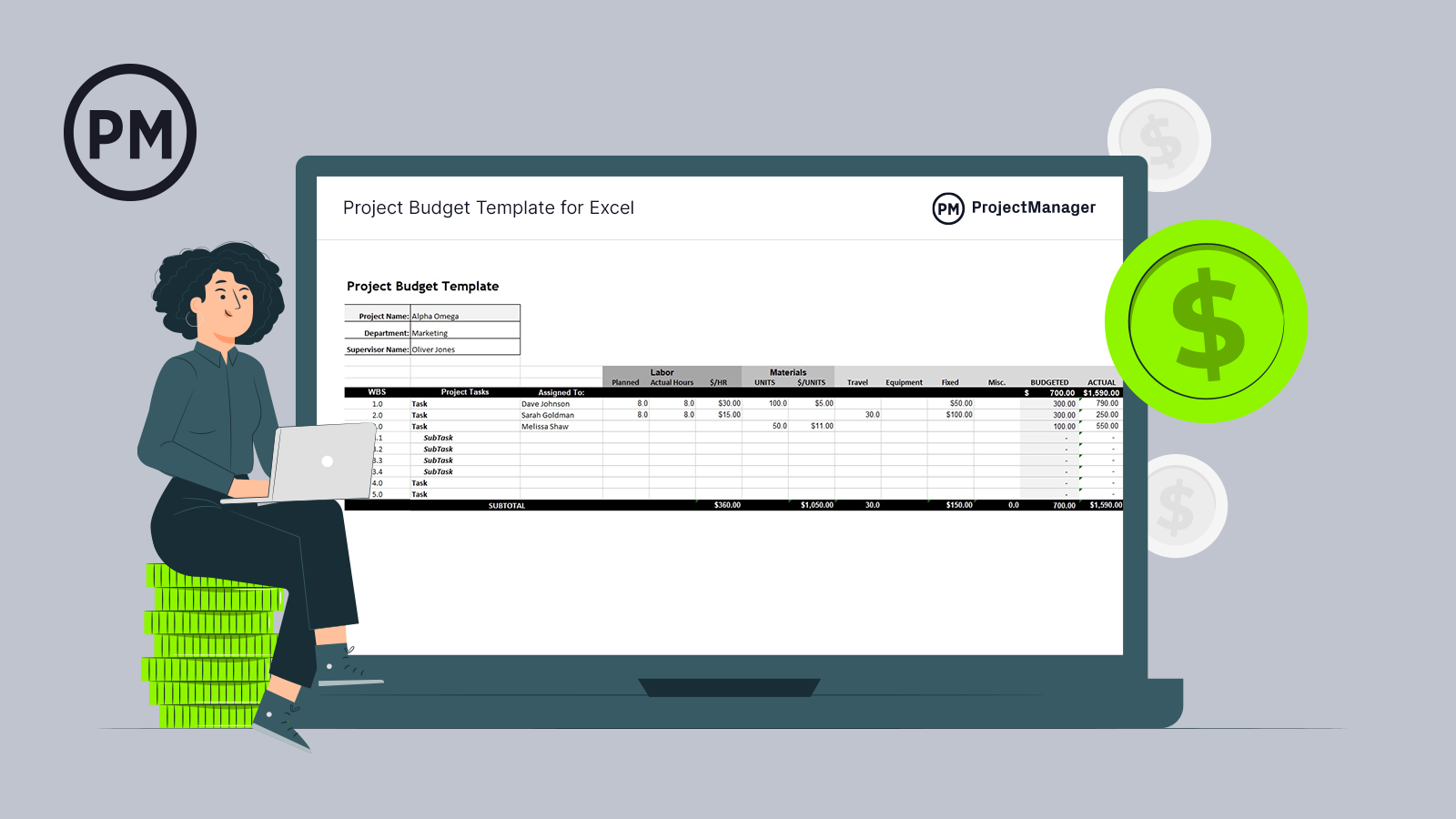 project management templates excel free download