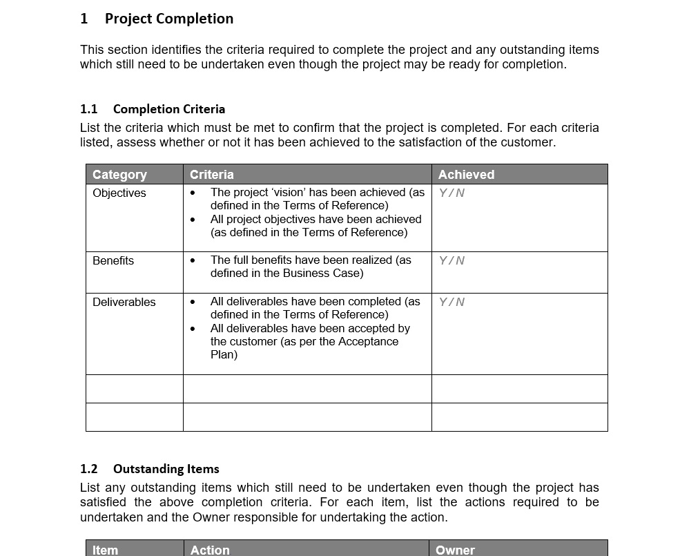 10 Steps for Successful Project Completion (Templates Included)