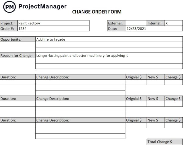 Purchase Request Form Template Excel