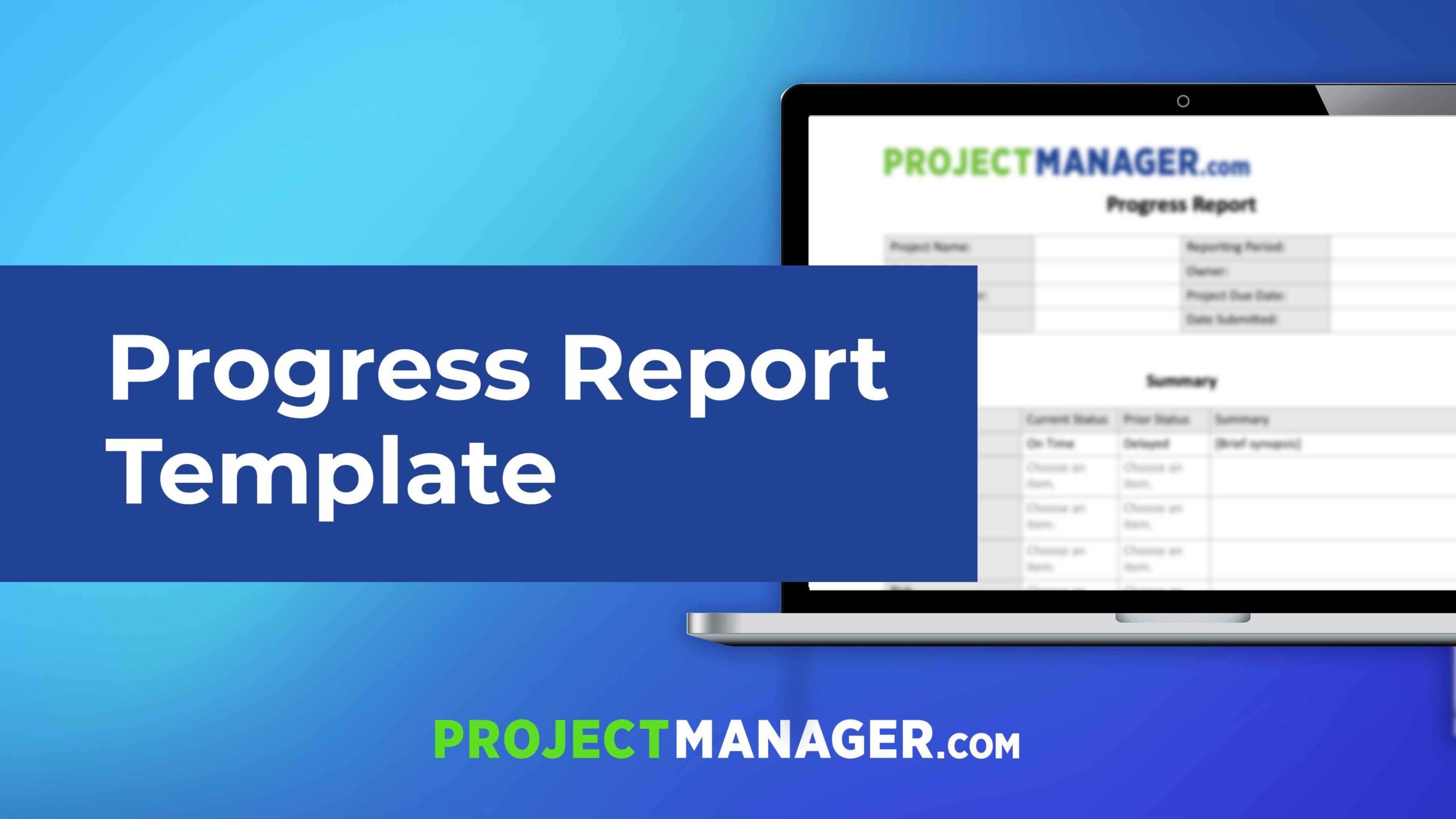 Free Progress Report Template for Projects (Excel Download)