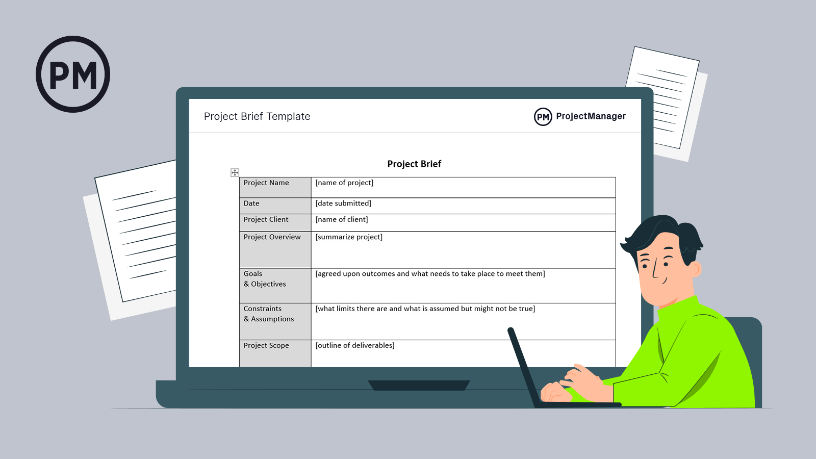 research project brief template