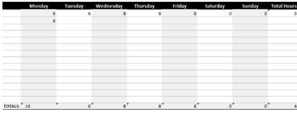 Weekly Work Schedule Template for Excel — ProjectManager