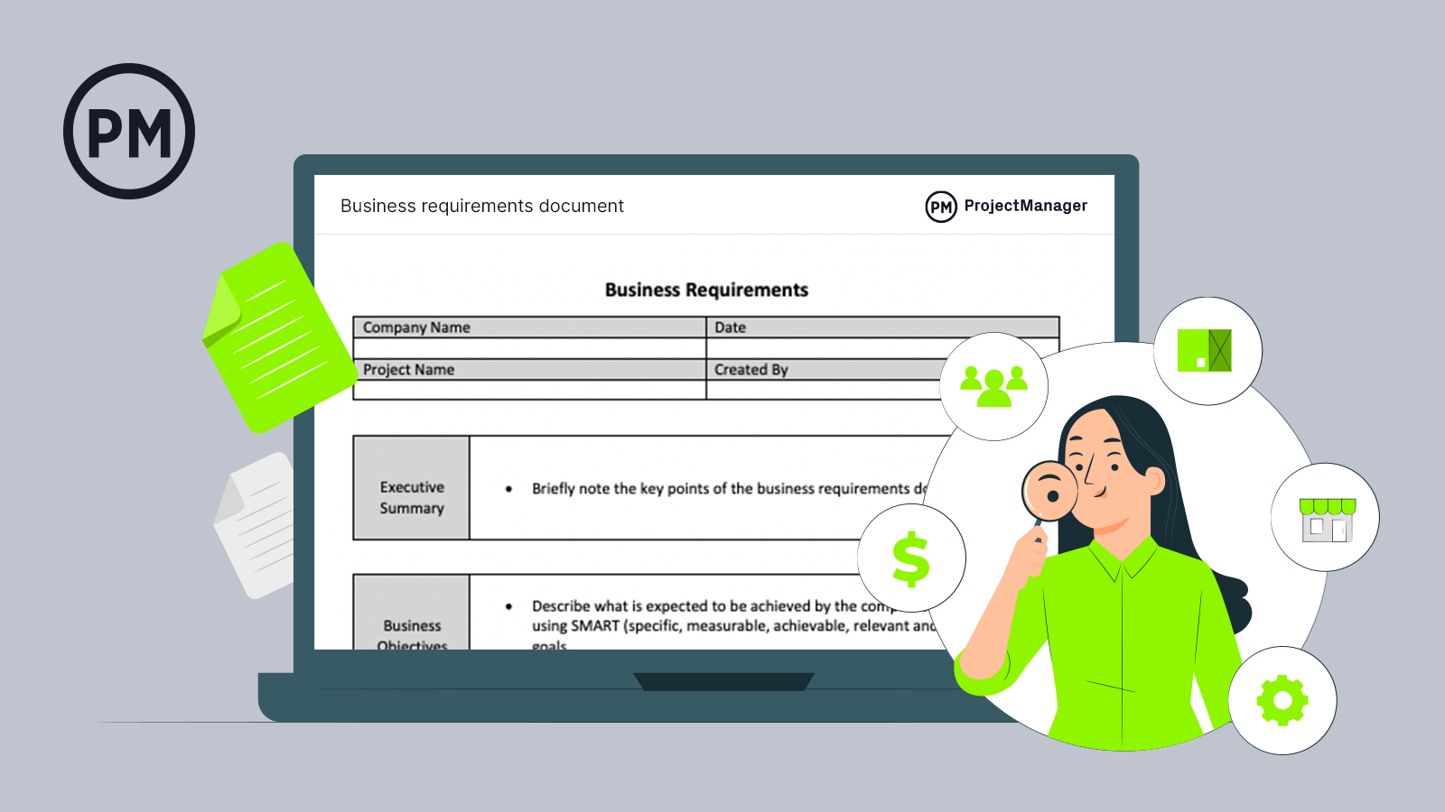 business requirements in business plan