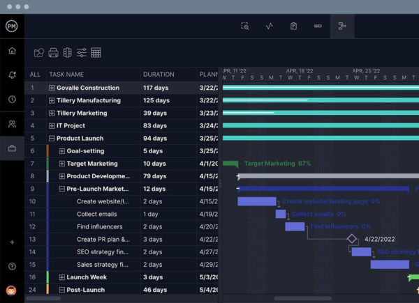 Project Timeline Software - Create a Project Timeline Online