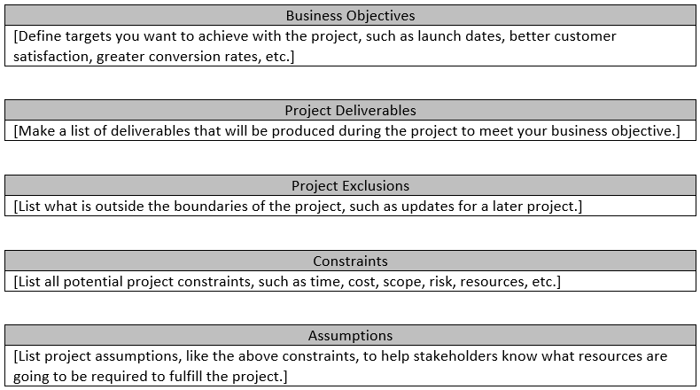 Project Scope Statement How To Write One With Examples Project 