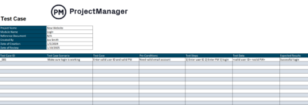 Test Case Template for Excel (Free Download)