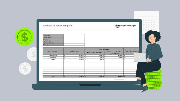 Schedule Of Values Template - Projectmanager