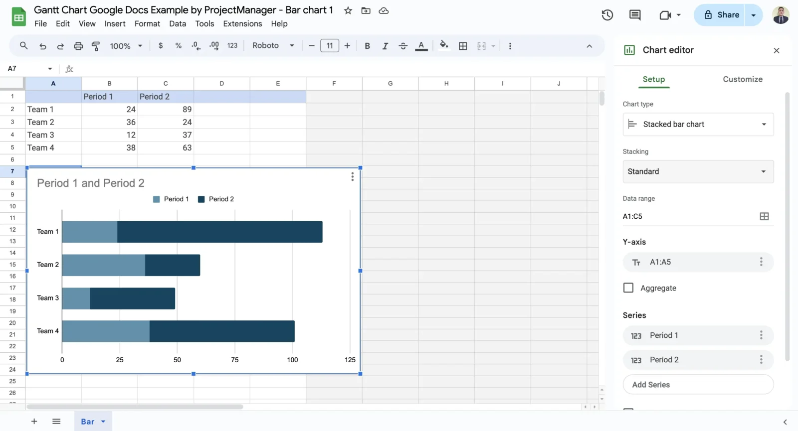 How to Make a Gantt Chart in Google Docs (Template Included ...