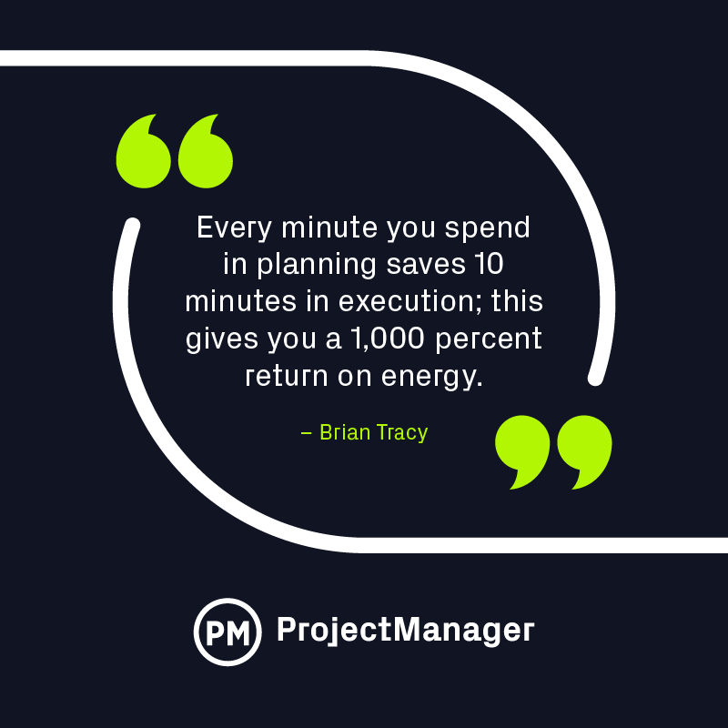 Brian Tracy planning quote