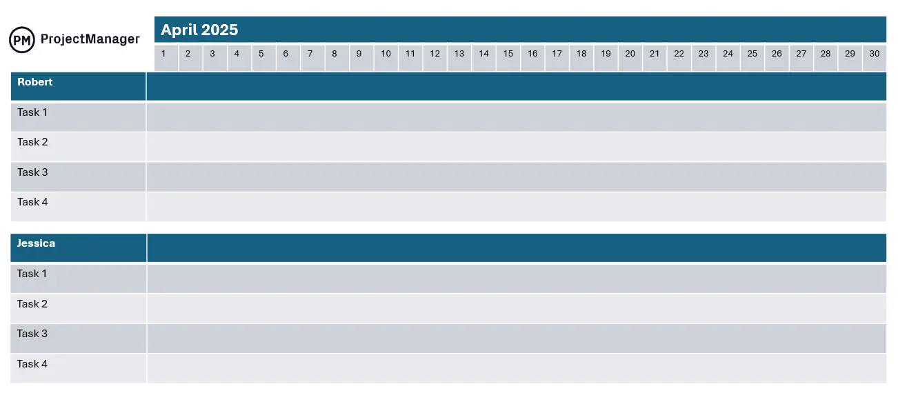 PowerPoint timeline template