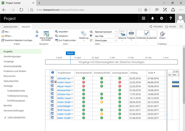 Microsoft Project Server, Microsoft Project Management Software